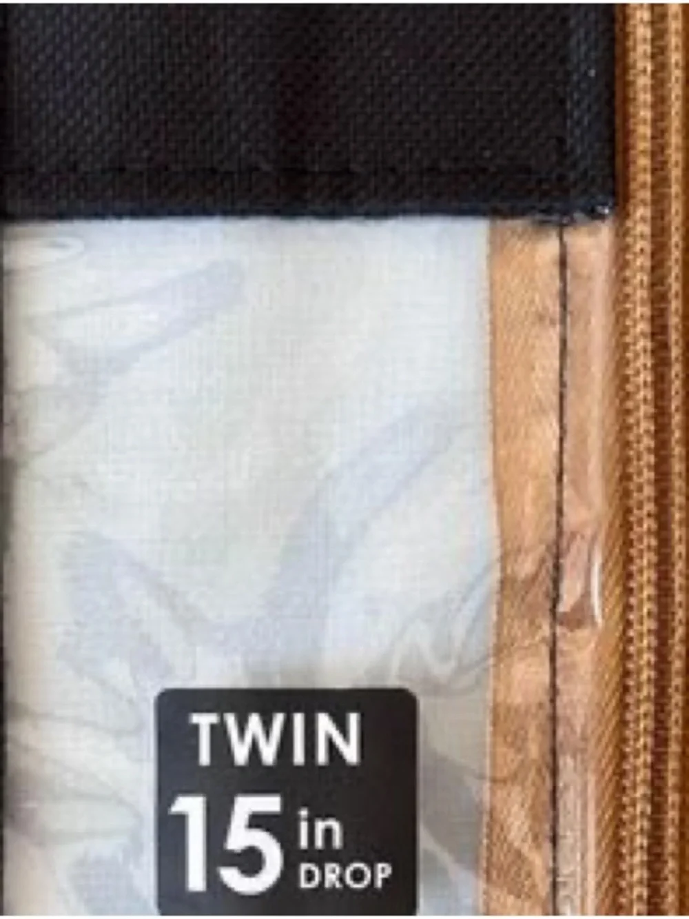 Wonder Skirt Wrap Around Bedskirt - Twin Light Blue